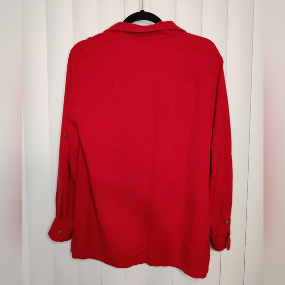 Ralph Lauren Red button down shirt size M - Picture 2 of 4